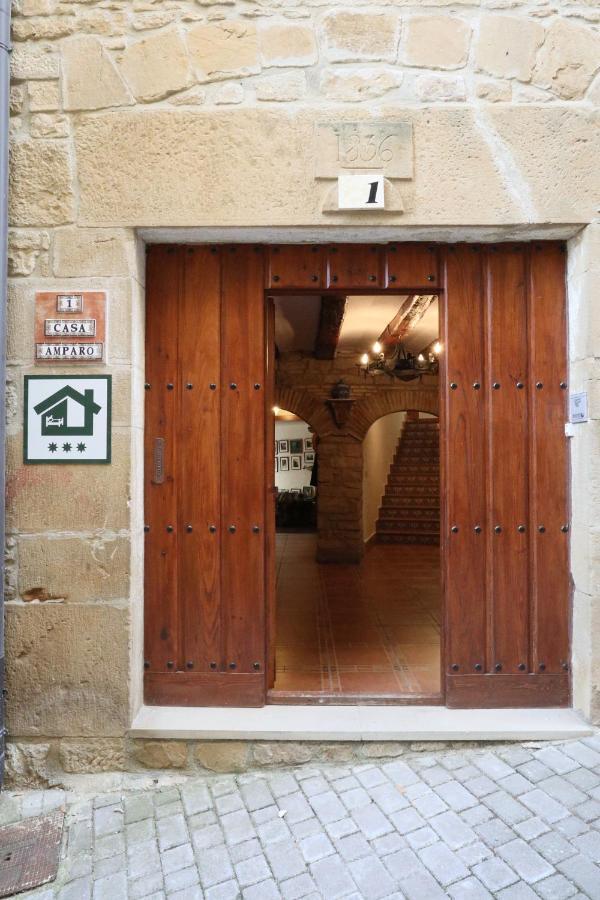 Bed and Breakfast Casa Amparo à San Martín de Unx Extérieur photo